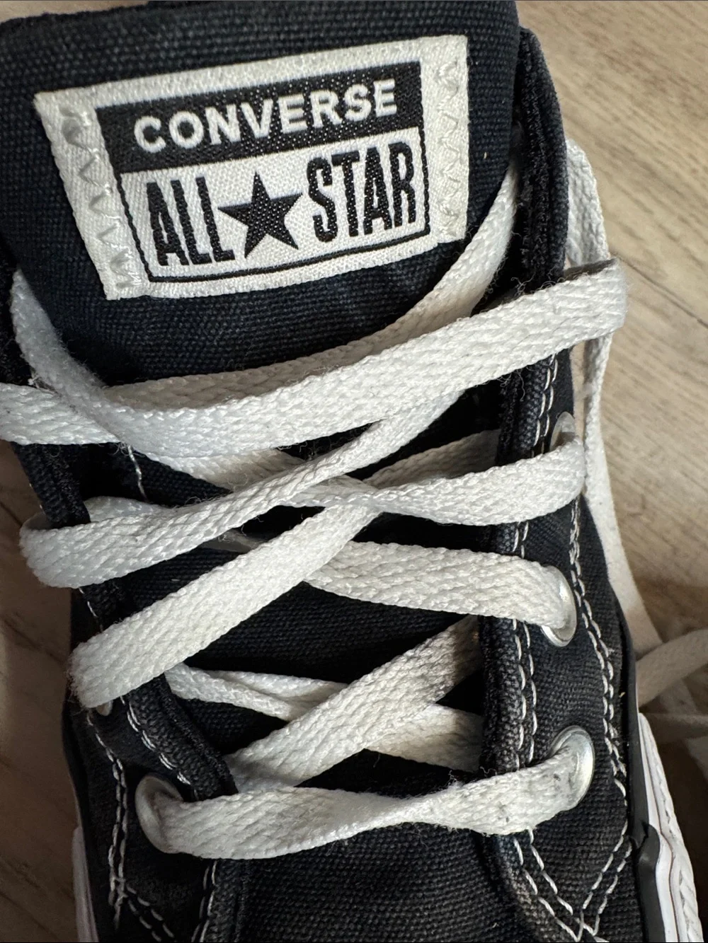 Converse Black and White Kids Low Top Sneakers